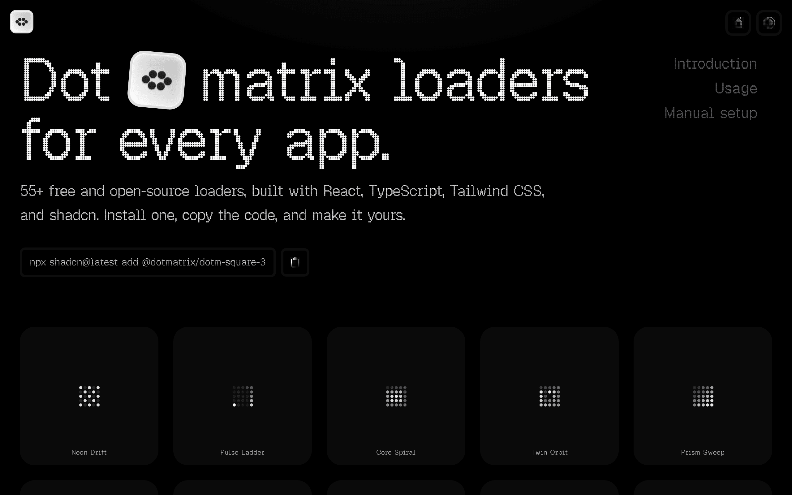 dot matrix screenshot